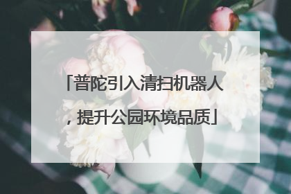 普陀引入清扫机器人，提升公园环境品质