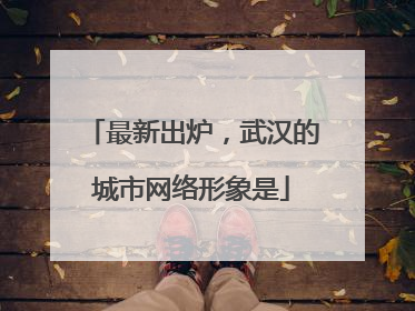 最新出炉，武汉的城市网络形象是