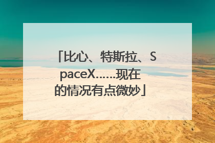比心、特斯拉、SpaceX……现在的情况有点微妙