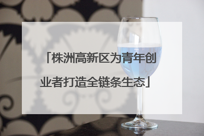株洲高新区为青年创业者打造全链条生态