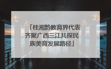 桂湘黔教育界代表齐聚广西三江共探民族美育发展路径