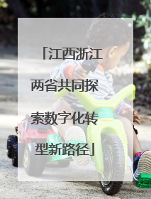 江西浙江两省共同探索数字化转型新路径