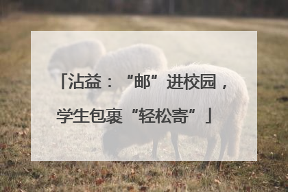 沾益：“邮”进校园，学生包裹“轻松寄”