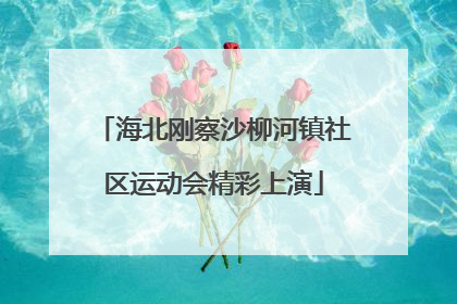 海北刚察沙柳河镇社区运动会精彩上演