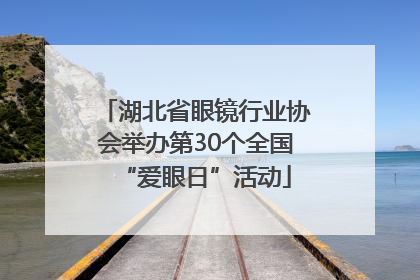 湖北省眼镜行业协会举办第30个全国“爱眼日”活动