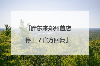 胖东来郑州首店停工？官方回复