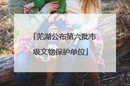 芜湖公布第六批市级文物保护单位