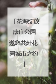 花海绽放 康庄公园邀您共赴花园城市之约