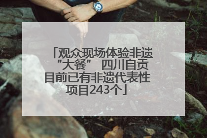 观众现场体验非遗“大餐” 四川自贡目前已有非遗代表性项目243个