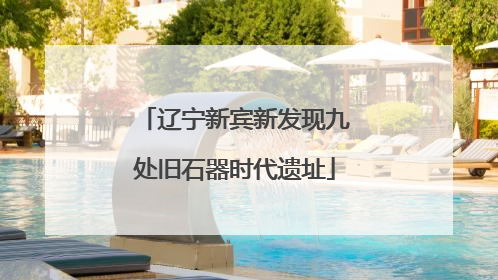 辽宁新宾新发现九处旧石器时代遗址