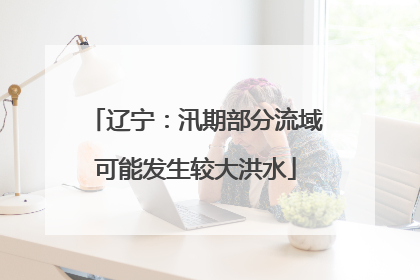 辽宁：汛期部分流域可能发生较大洪水