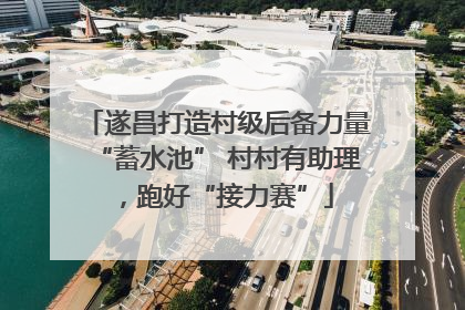 遂昌打造村级后备力量“蓄水池” 村村有助理，跑好“接力赛”
