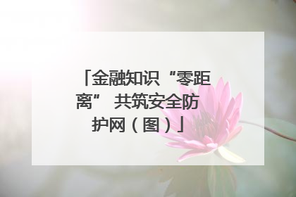 金融知识“零距离” 共筑安全防护网（图）