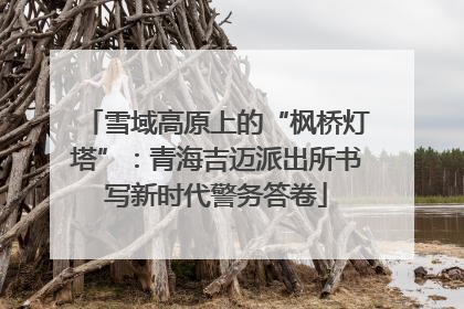 雪域高原上的“枫桥灯塔”：青海吉迈派出所书写新时代警务答卷