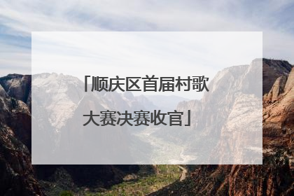 顺庆区首届村歌大赛决赛收官