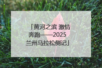 黄河之滨 激情奔跑——2025兰州马拉松侧记