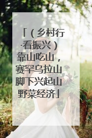 （乡村行·看振兴）靠山吃山，赛罕乌拉山脚下兴起山野菜经济