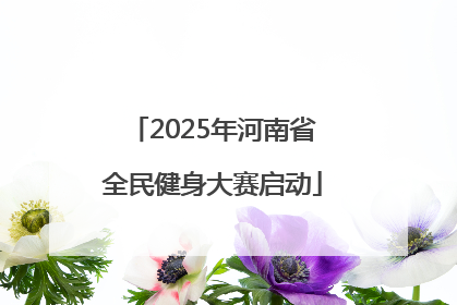 2025年河南省全民健身大赛启动