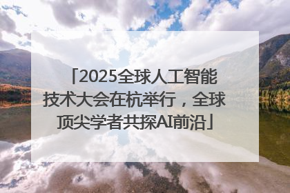 2025全球人工智能技术大会在杭举行，全球顶尖学者共探AI前沿