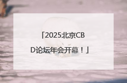 2025北京CBD论坛年会开幕！