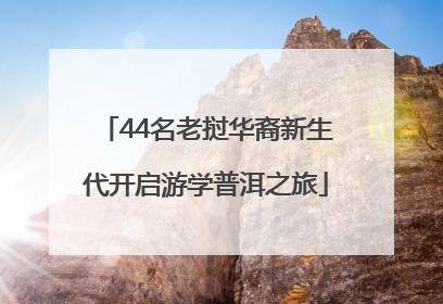44名老挝华裔新生代开启游学普洱之旅