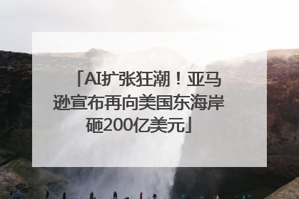 AI扩张狂潮！亚马逊宣布再向美国东海岸砸200亿美元