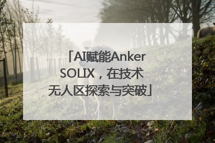 AI赋能Anker SOLIX，在技术无人区探索与突破
