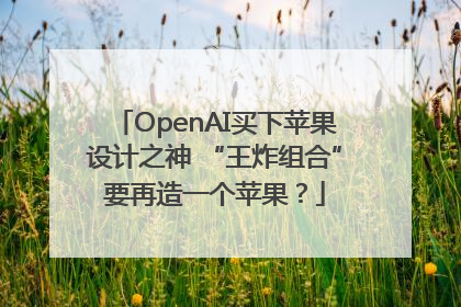 OpenAI买下苹果设计之神 “王炸组合”要再造一个苹果？